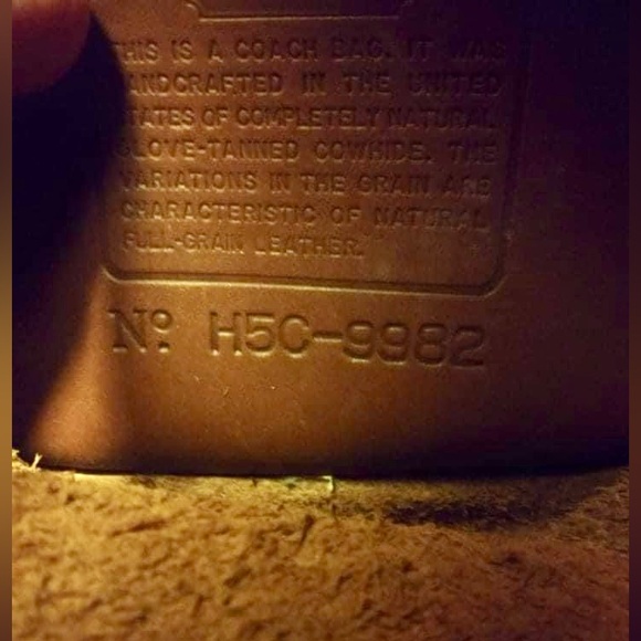 Vintage Coach Canteen British Tan - Style 9982 - Project Bag - Picture 3 of 3